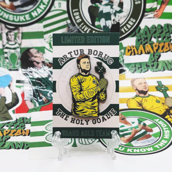 Artur Boruc Holy Goalie pin badge