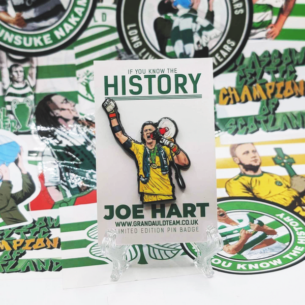 History Joe Hart pin badge