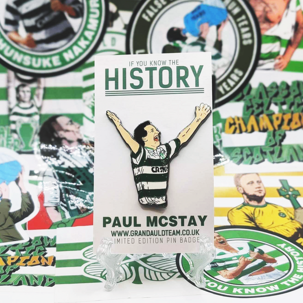 History Paul McStay pin badge 1