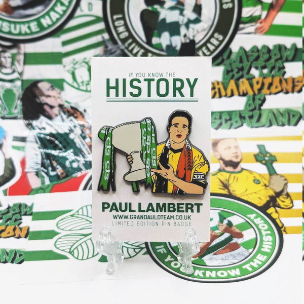 History Paul Lambert pin badge